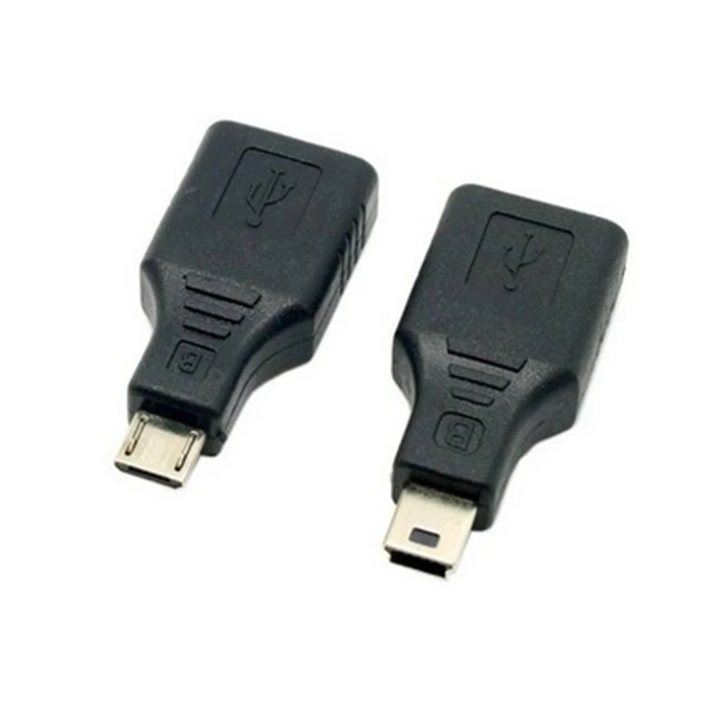 

2pcs Micro & Mini USB to USB Female OTG Host Adapter for Cell phone Tablet Connected Flash Disk Mouse