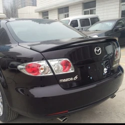 Car Styling ABS Plastic Unpainted Rear Boot Trunk Wing Spoiler For Mazda 6 Spoiler 2006 2007 2008 2009 2010 2011 2012 2013 2014