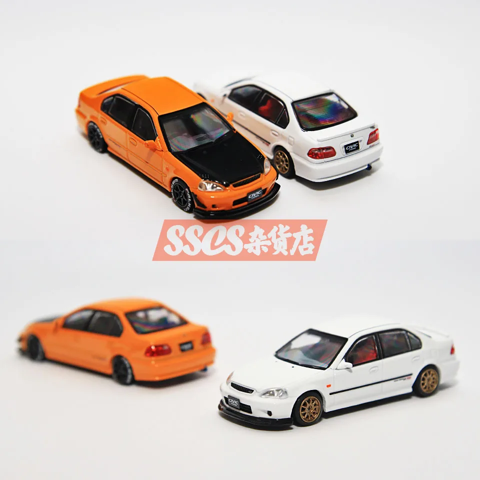 INNO64 1:64 Honda Civic FERIO TypeR EK3 OsakaJDM VI RS JDAM MOD VERSION  collection die casting alloy car model ornaments