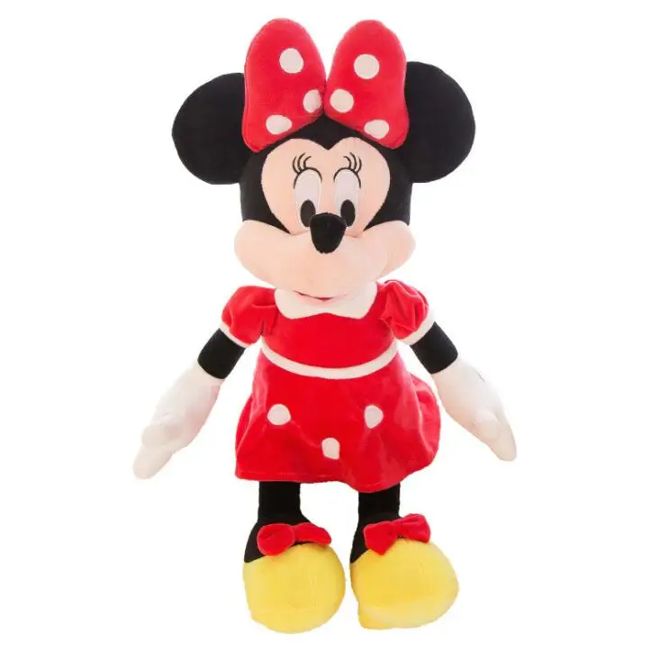 Mickey e Minnie de pelúcia recheados para crianças, bonecas de alta qualidade, presentes de aniversário e casamento para crianças, bebê, venda quente, 20 cm, 40 cm, 50cm