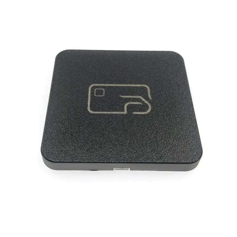 Leitor de cartão de frequência dupla com controle de acesso ultrafino WG26/34 Suporte para saída ID/cartão IC/telefone NFC/cartão IC bancário financeiro