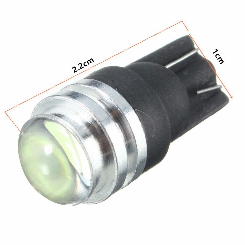 Imagem -05 - Lâmpadas de Luz de Led Placa de Identificação para Carro Bulbos de Cunha em Branco Puro Rosa Azul Vermelho Gelo 10 Peças Dc12v 194 168 5630 0.8w 2smd