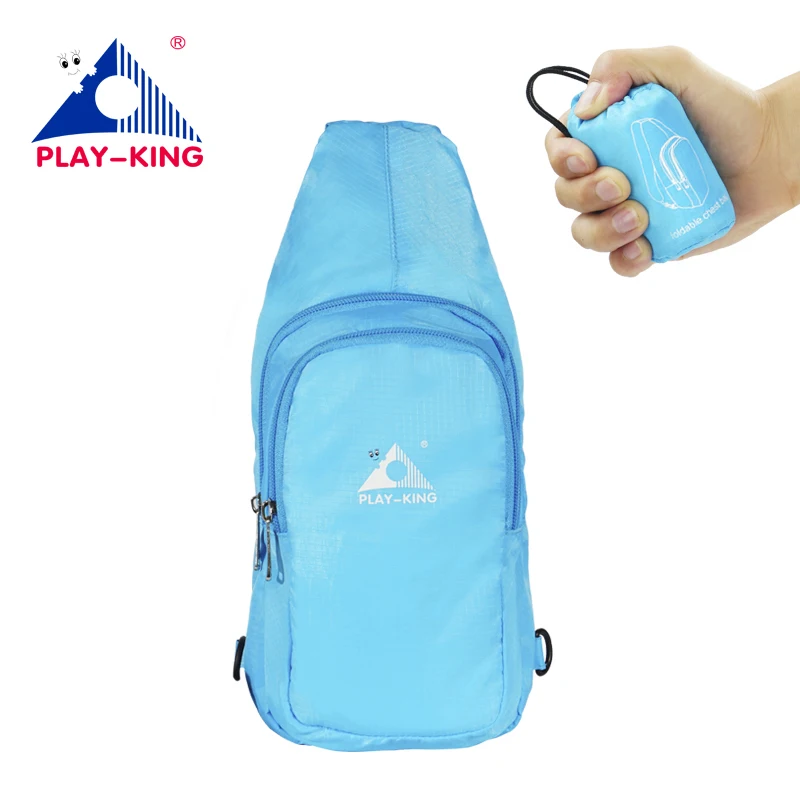 PLAYKING-Waterproof Foldable Waist Bag for Men and Women, Sport Running Bag, Fanny Pack, Jogging Belt, Gym Fitness Accessories