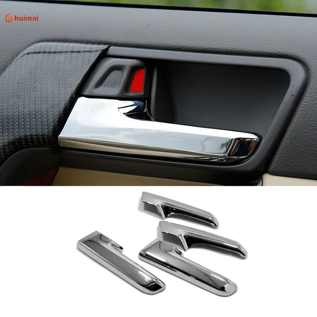 For Toyota FJ150 / Prado 2010 2011 2012 2013 2014-2018 ABS Plastic Car inner door handle protector frame cover trim car styling