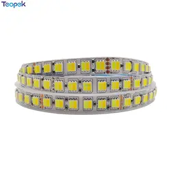 5m 5050 5025 CCT WW+CW LED Strip Color Temperature Adjustable 60 or 120leds/m DC12V/24V Led Tape Waterproof IP20/IP65