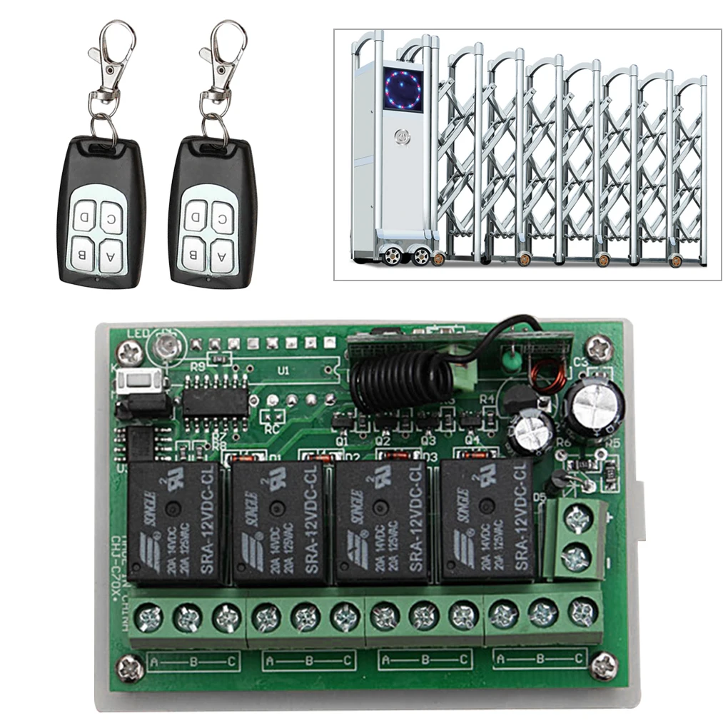 Kit de modificação de controlador sem fio, cortina de janela de tamanho pequeno, acessório de circuito de controle remoto, peça modificada