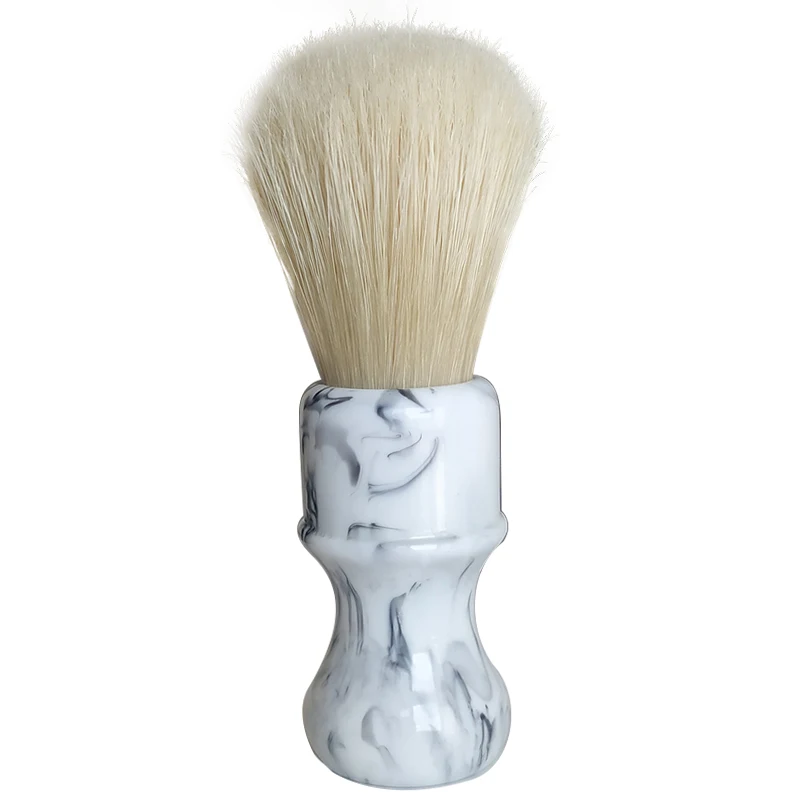 Dscosmetic plisoft boar bristle shaving brush with resin handle and good backbone bristle