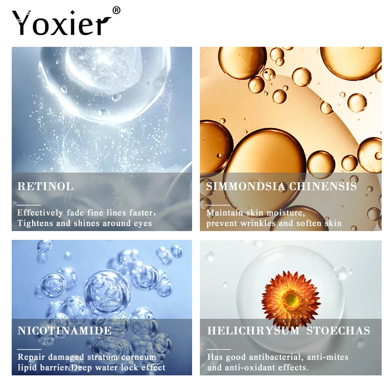 Yoxier Retinol Eye Serum Nourish Eye Cream Eye Bags Moisturizing Skin Care Product