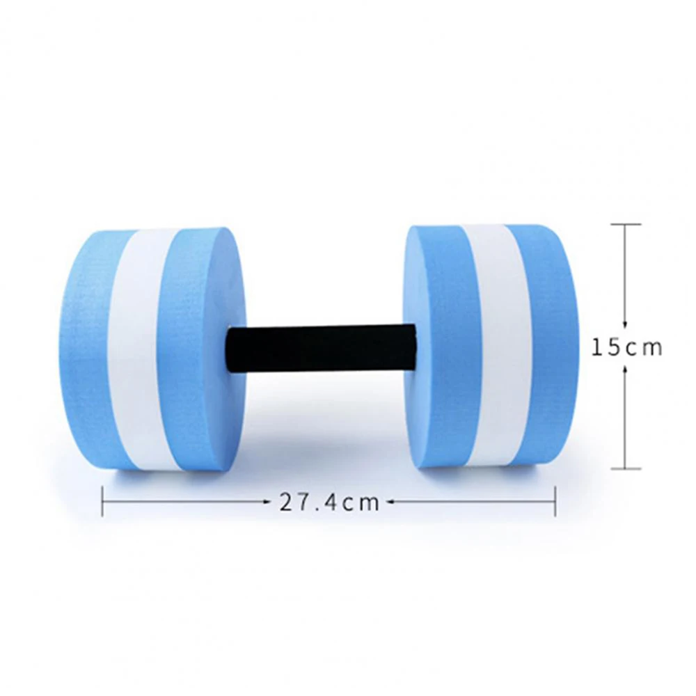 1Pc Automatic Floating Dumbbell EVA Foam Unisex Swimming Pool  Aerobics Yoga Barbell Exercise Water Sport Dumbbells Fitness