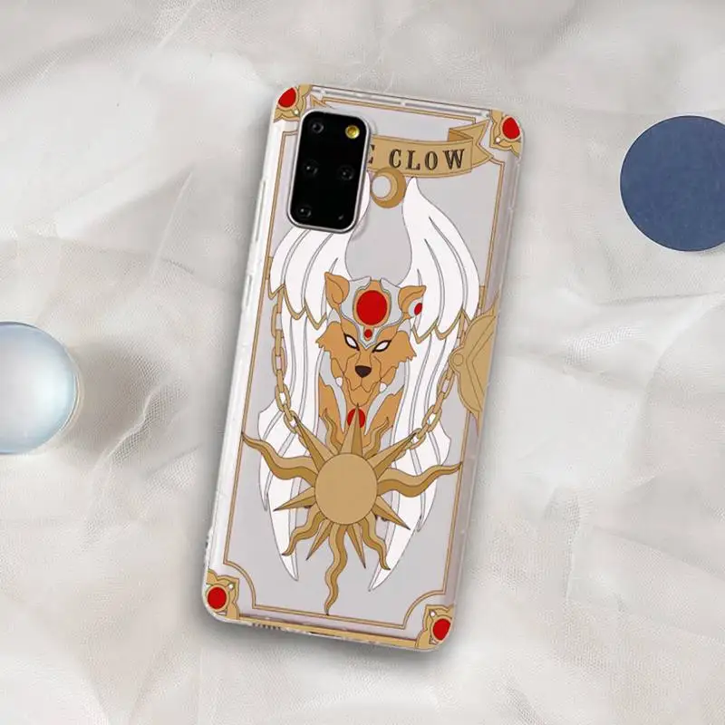 Cartoon Card Captor Sakura Phone Case For Samsung A 10 20 30 50s 70 51 52 71 4g 12 31 21 31 S 20 21 plus Ultra