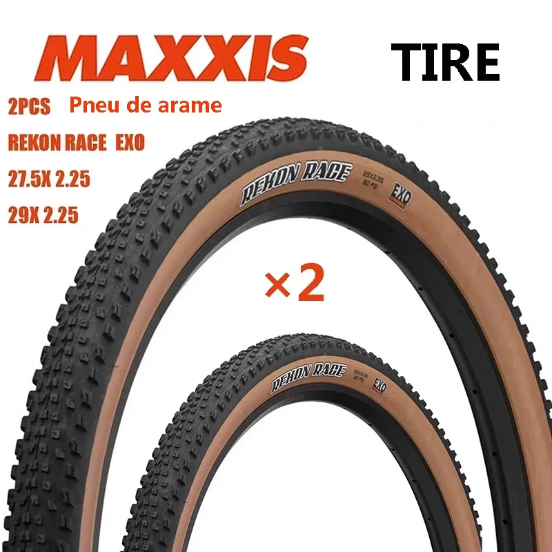 2PCS MAXXIS Tire REKON RACE 27.5X2.25/29X2.25 MAXXIS 29 MTB Bike Off-road Downhill Tires EXO Steel Wire Mountain Bicycle Tyres