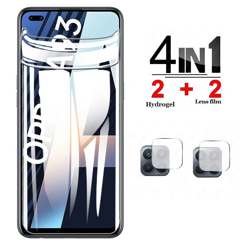 Screen Protector For Oppo A93 Hydrogel film HD on for oppo a93 93a a 93 oppoa93 Protective Tempered Glass camera lens CPH2121