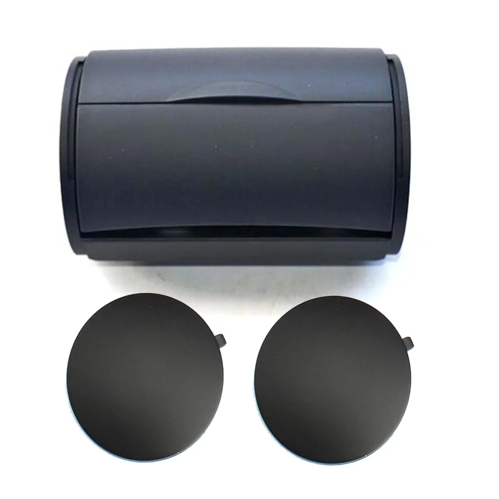 1 zestaw czarnych tylnych popielniczek z bocznymi zaślepkami do VW JETTA MK4 BORA GOLF GTI MK4 4 IV 1998 1999 2000 2001 2002 2003 2004