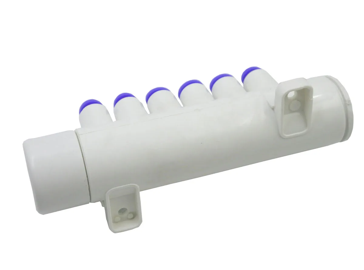 Spa 12 holes fast connection air manifold for nozzle bubble jet for bathtub tub