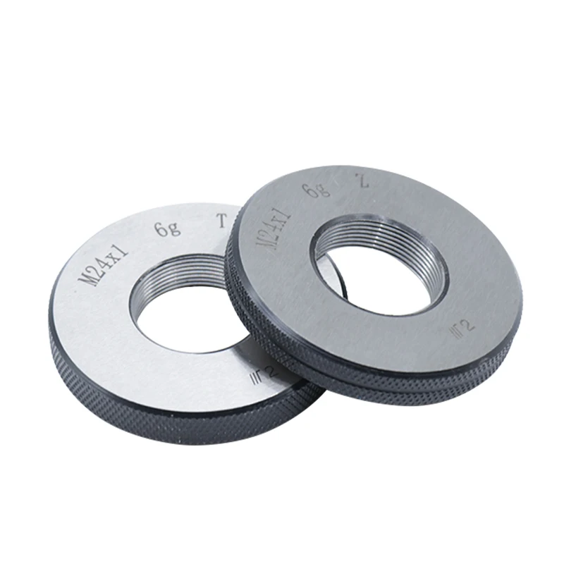 VOKET Thread Ring Gauge/plug Gauge Smooth Plug Gauge  (1*plug gauge and 1*ring gauge M1-M33) M1*0.25 6g T Z