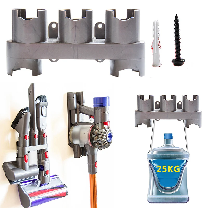 Dudukan Tempat Kuas Alat Braket Tempat Penyimpanan untuk Dyson V7 V8 V10 V11 Aksesori Pangkalan Stasiun Nosel Penyedot Debu