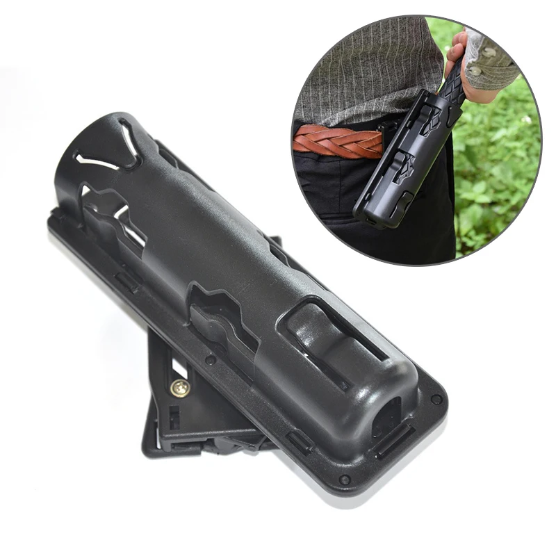 Baton Holder 360 Degree Rotating Telescopic Baton Pouch, Expandable Baton Holsters for Duty Belt Tactical EDC Tool Baton Case