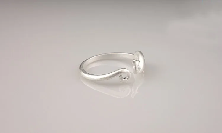 REETI-anillo abierto de Plata de Ley 925 para mujer, joyería con diseño de delfines, para prevenir alergias