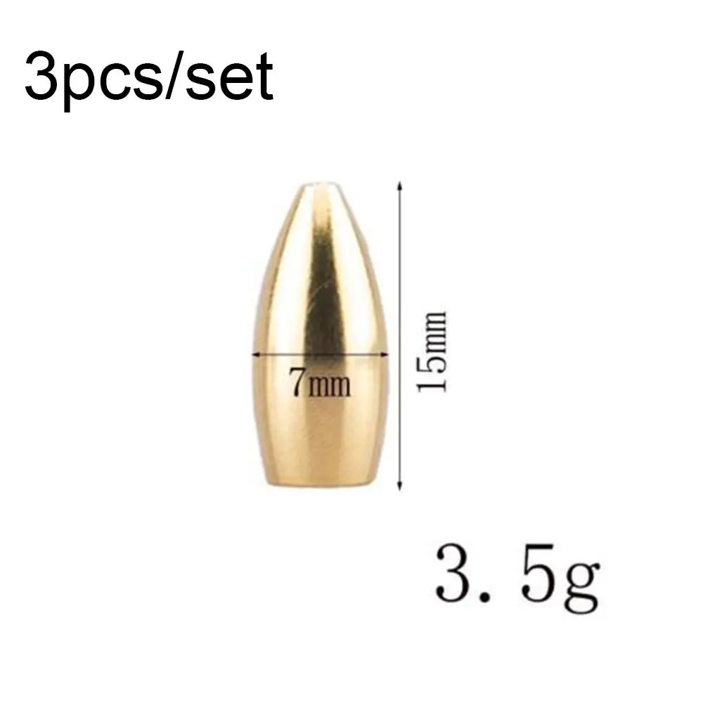 Split Line Sinkers Additional Weight Hook Connector Sinker Brass Fishing Lead fall