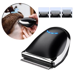 Cordless Household Electric Hair Clipper Self-service Hair Cutter Washable Hair Cut USB Rechargeable Trimmer Hairdressing Tools