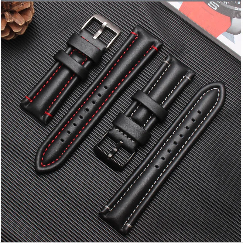 Ремешок для мужских часов BRETA, из натуральной кожи, 24 мм, для 6251/6257/6501/9241/9247/0302/0321/BO-3050/8840 для Luminox