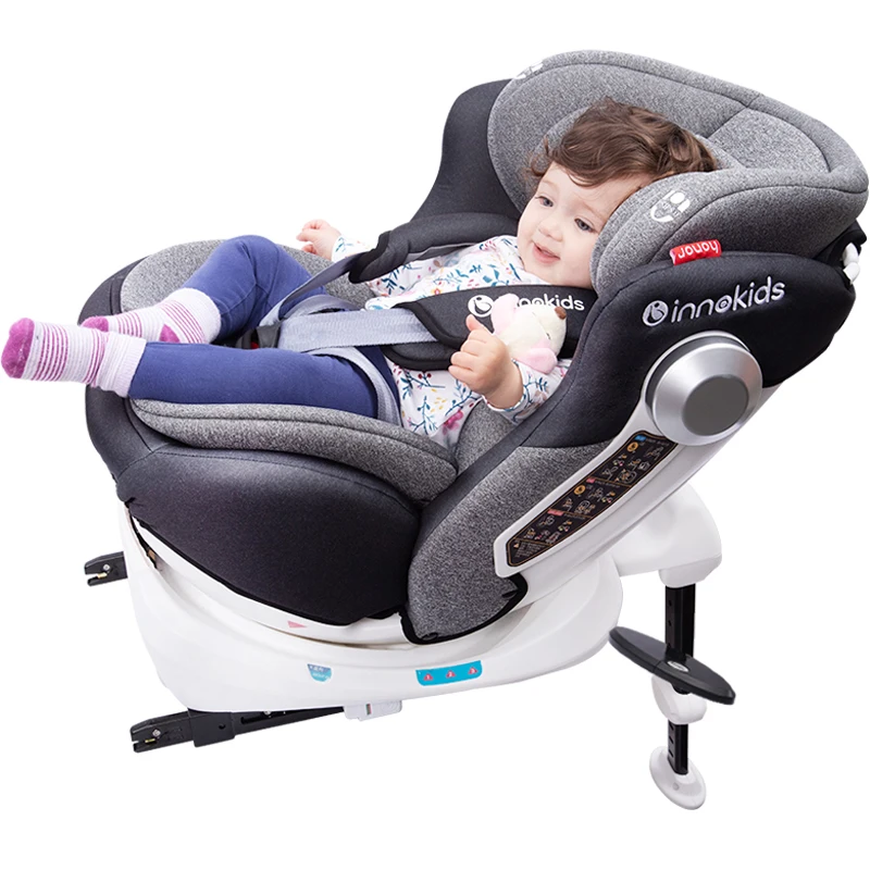 Innokids Child Safety Seat 360 Degree Rotating Car with 0-12 Years Old Baby Can Sit and Lay Isofix Latch interfa Infant Car Seat