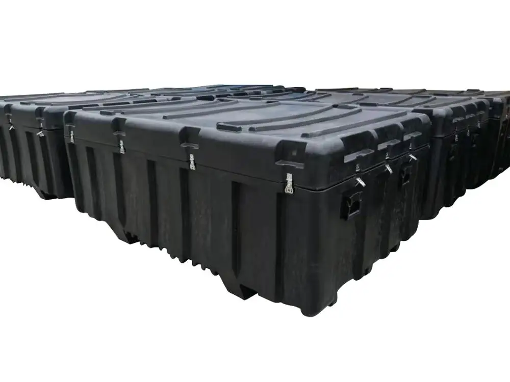Shanghai factory Tricases rotational mold plastic hard military case large euipment case RS930