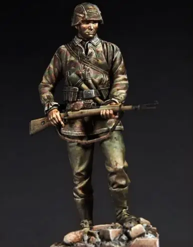 1/18 90mm Panzer grenadier ancient winter 90mm   Resin Model Miniature  figure Unassembly Unpainted