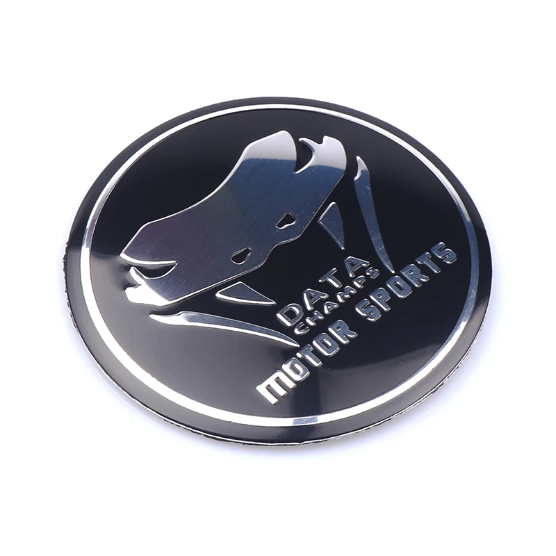 4Pcs Car Styling DATA CHAMPS Motor Sports Viper Emblem Wheel Hub Center Caps Stickers For Dodge SRT GTS Ram Charger Challenger