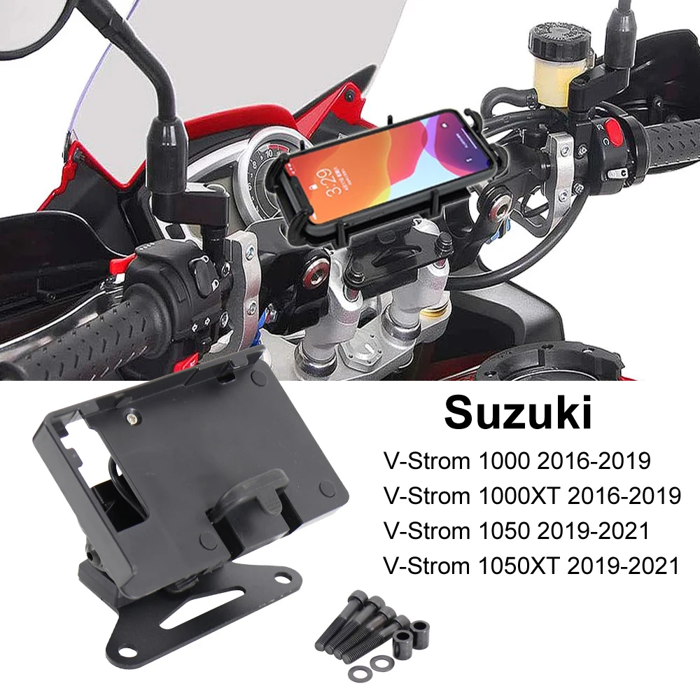 

New Mobile Phone Navigation Bracket Motorcycle USB Charging For For Suzuki V-Strom 1000 Vstrom 1000XT V-Strom 1050 Vstrom 1050XT