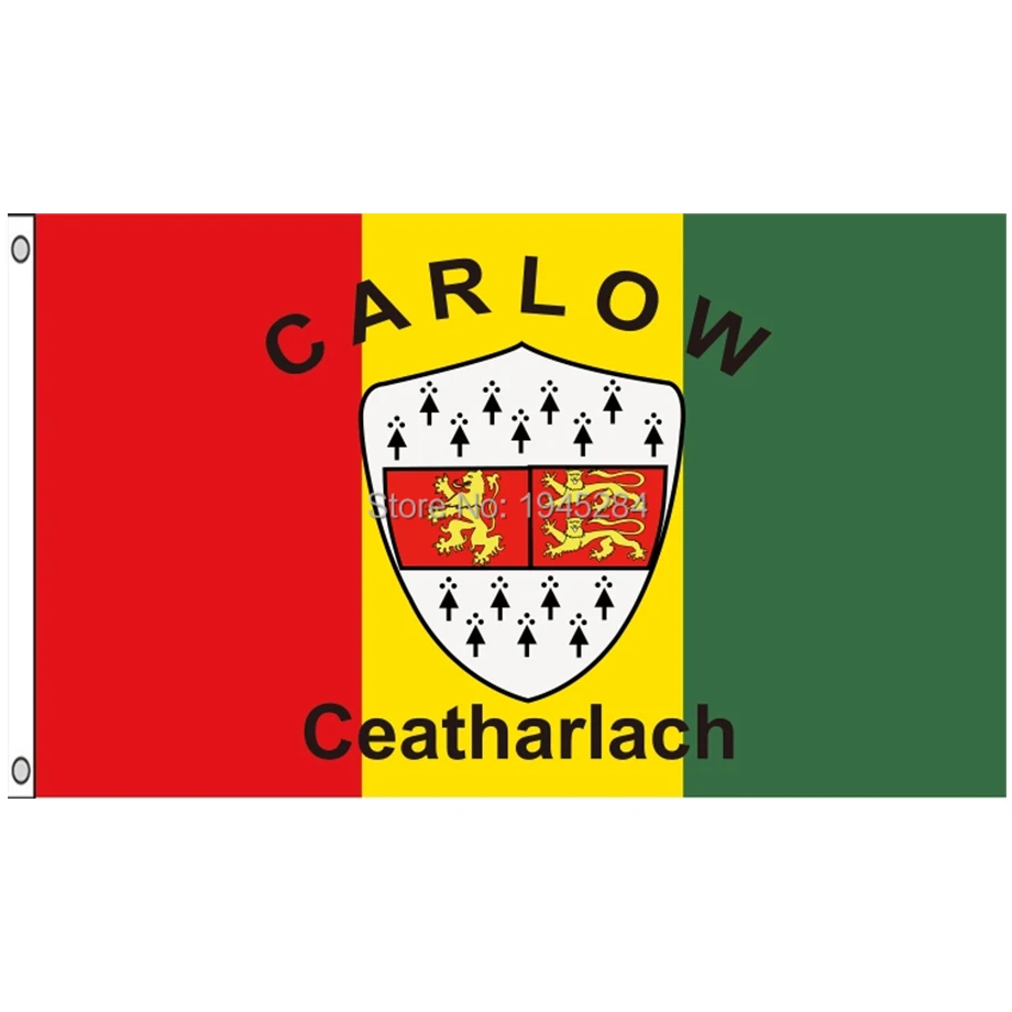 Ireland Irish County Carlow Ceatharlach Flag Banner 3x5FT 90x150cm Custom Printed Polyester