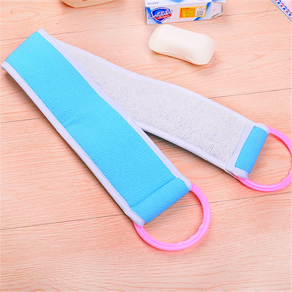 Soft Exfoliating Loofah Back Strap Bath Towel Shower Massage Spa Scrubber Sponge Body Skin Health Cleaning Men Women