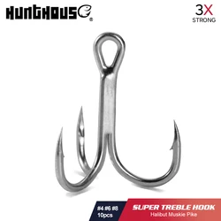 Hunthouse – Anzuelo Triple 3X Fuerte arponcillo resistente para vinilos