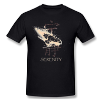 New summer T Shirt Firefly Serenity Silhouette T-Shirt Cotton Firefly tv show ofertas Tee Shirt