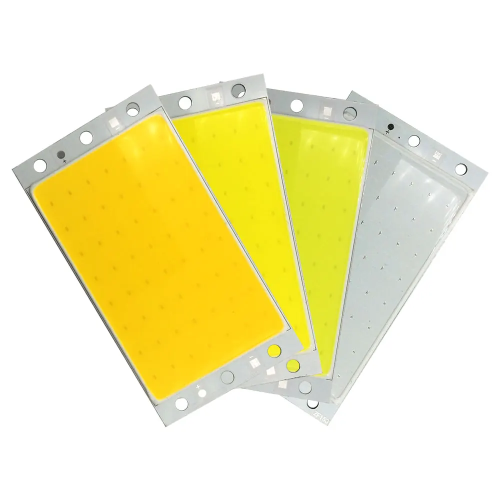 Dropshipping 15W COB LED Panel Light with Dimmer 94x50mm Rectangle LED Board 12V Dimmer COB Lamp for House Lighting Chip Bulb