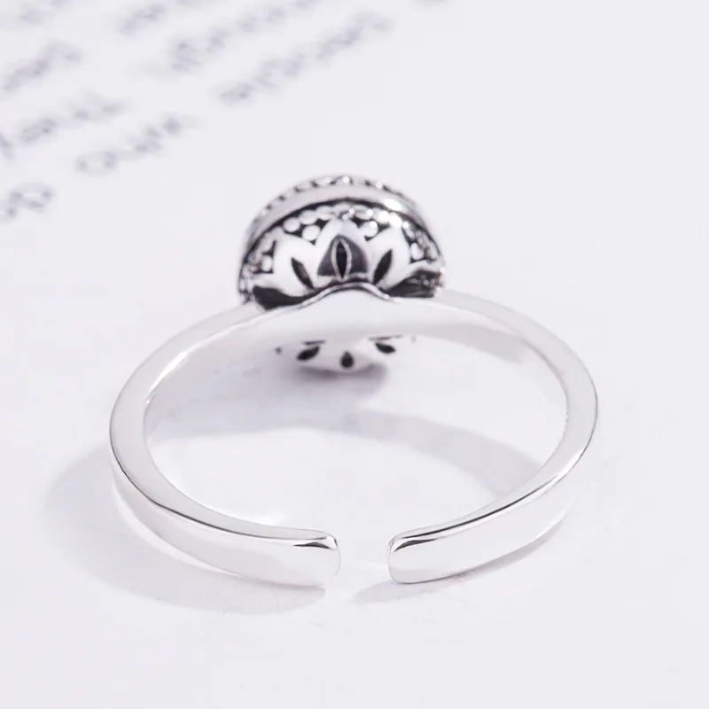 2023 New Arrival Elegant Red Agate Stone Thai Silver Ladies Wedding Ring Jewelry For Women Gift Never Fade