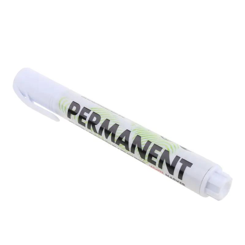 White Marker Pen Paint Oil Car Tire Marker Pen Waterproof Paint Marker Pen X6HB