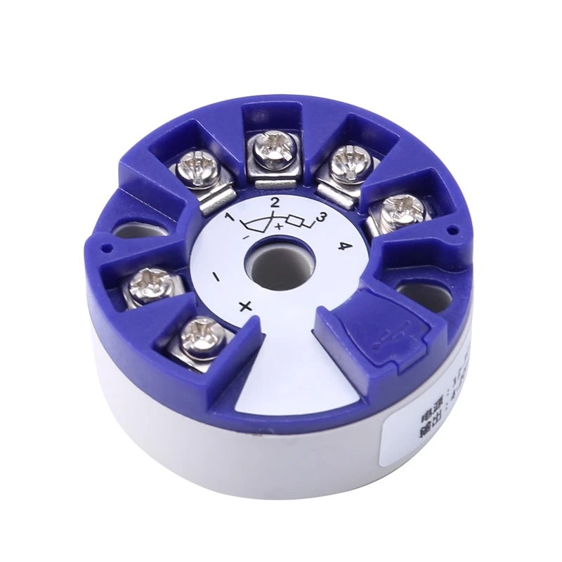 Programmable Thermocouple RTD PT100 to 4-20MA Converter TC RTD Input 4-20MA Output Head-Mounted Temperature Transmitter