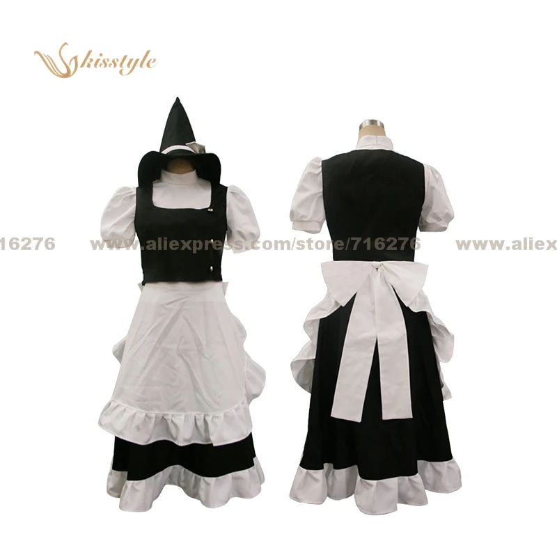 

Kisstyle модный Touhou Project Toho Project Shrine Maiden Imperishable Night Kirisame Marisa униформа одежда косплей костюм