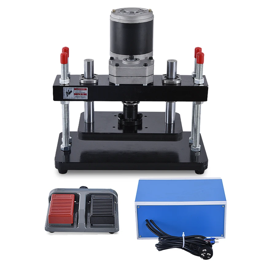 110-220V 600W Electric Standard Small Die Cutter Press EVA PVC Die-cutting Machine Leather Flattening Machine (260*150mm )