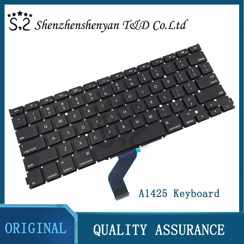 New A1425 German/Spain/Russian/Korea/UK/US Keyboard For MacBook Pro Retina 13