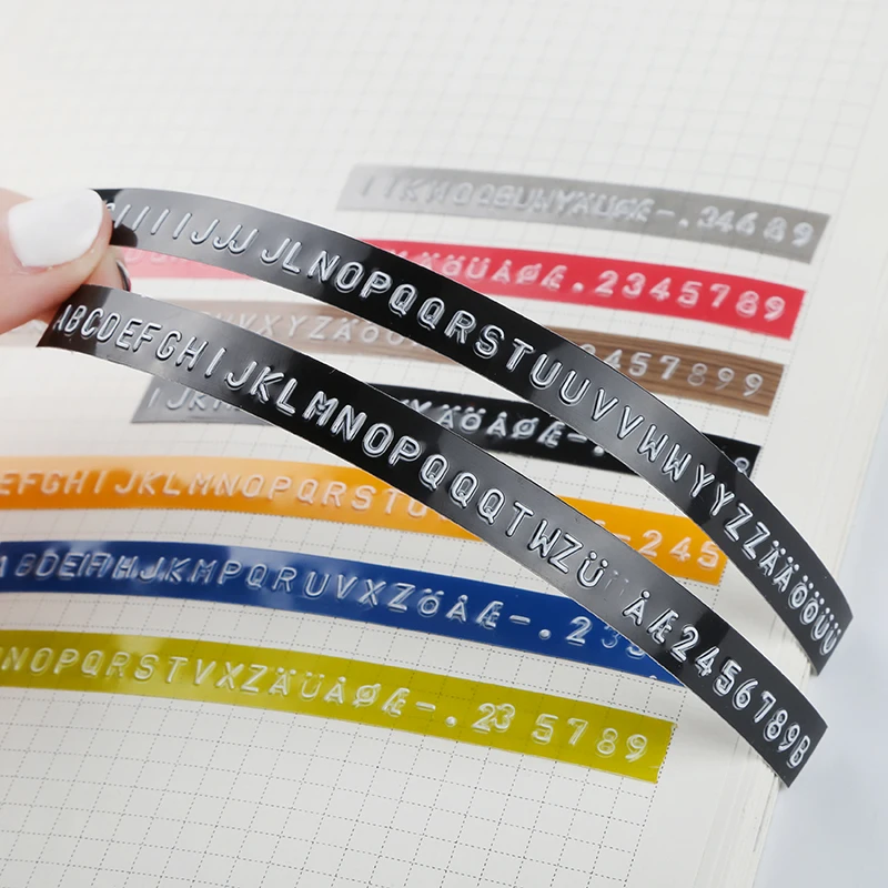 Dymo 1610 Handleiding Label Maker Met 2 Rolls Plastic Labels Voor 3D Diy Embossing Plastic Dymo Label Printer Emboss Handleiding machine