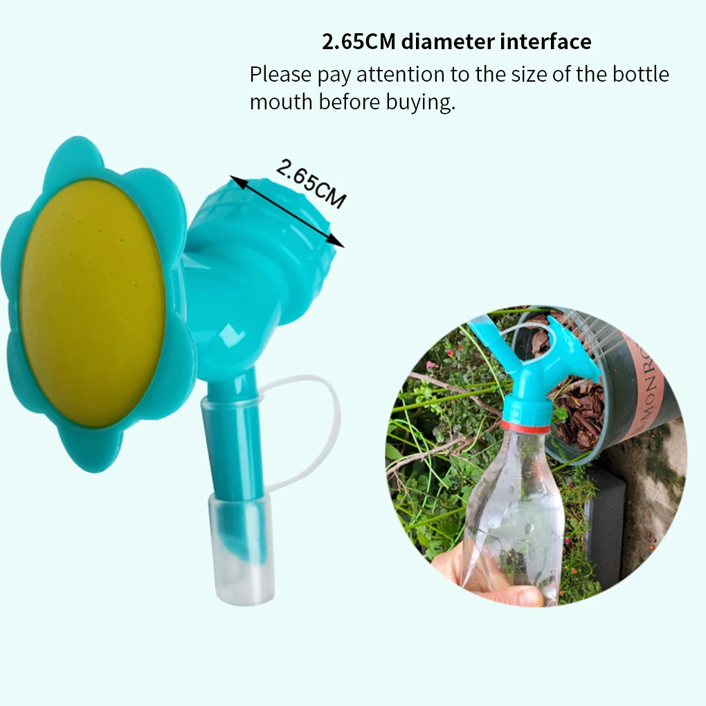 2 In1 Watering Sprinkler Nozzle For Flower Waterer Bottle Watering Can Sprinkler Plant Irrigation Easy Tool Garden Plant Can Cap