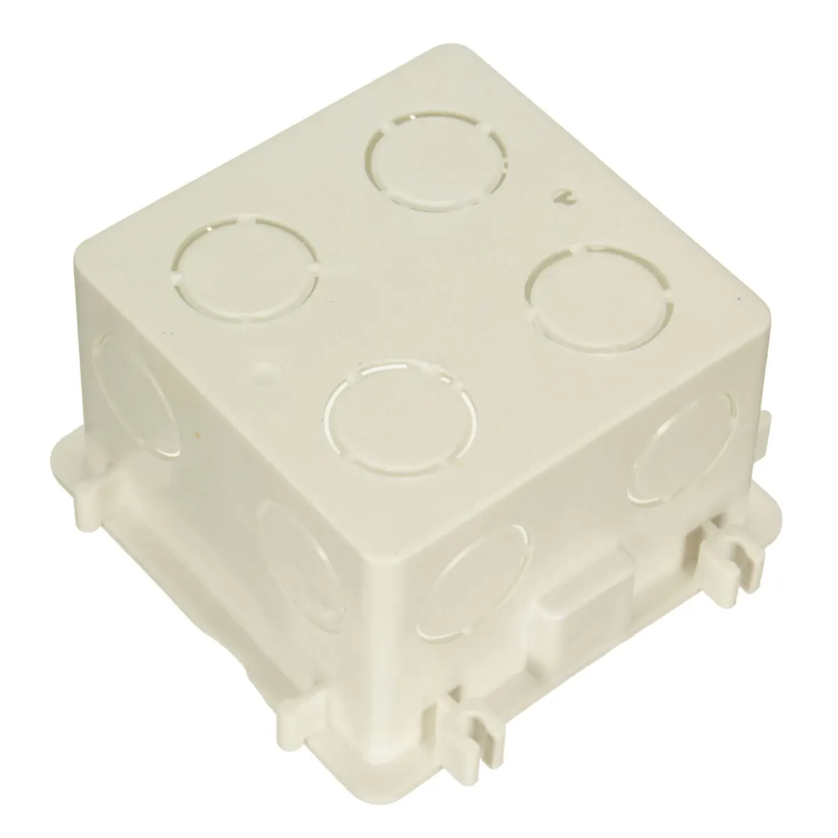 86*86mm Cassette Universal White Wall Mounting Box for Wall Switch and Plastic Enclosure Socket Back Box Outlet 86mm