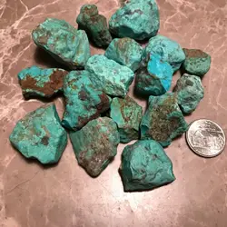 SLEEPING BEAUTY TURQUOISE NUGGETS ROUGH - 100 carats LOTS - VERY HIGH QUALITY