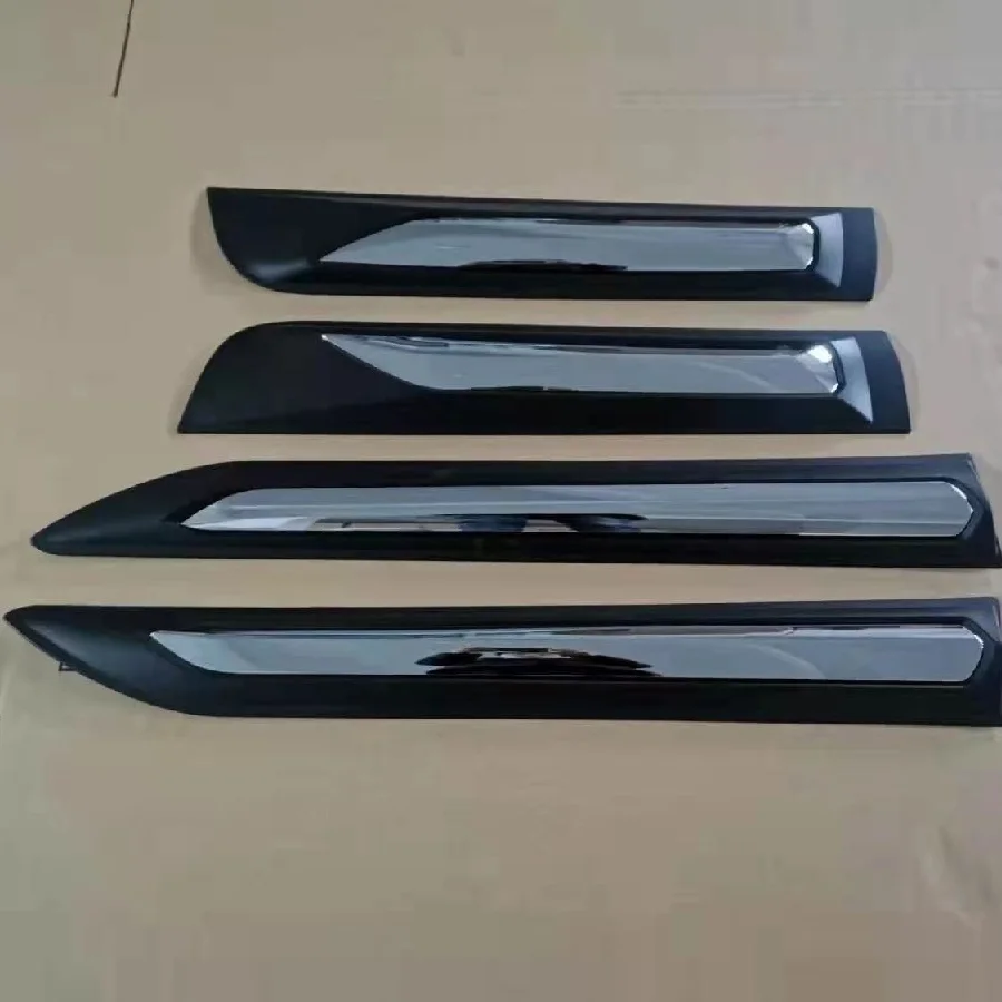 Car Styling Mouldings Fit For Hilux Revo Rocco V6 Side Door Trims Plate Cover Exterior Auto Accessories 2016-2021 Pickup Car