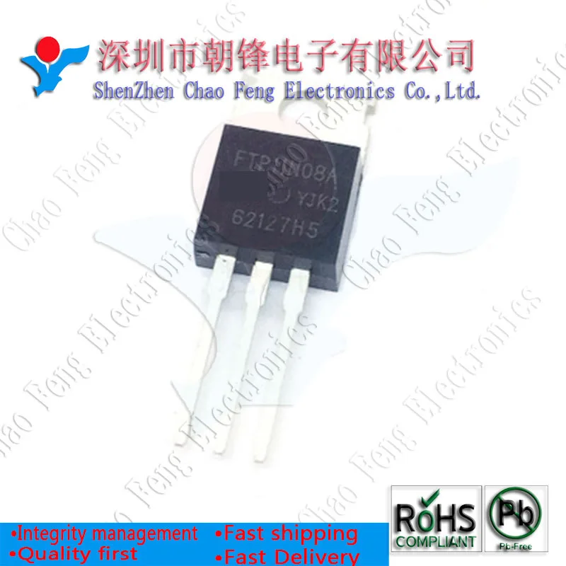 10 قطعة FTP11N08A FTP11N08 11N80 TO220 جديد الأصلي