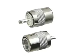10pcs UHF PL259 Male Screwed Coupling Connector Solder RG8 LMR400 RG213 7D-FB Cable Straight New