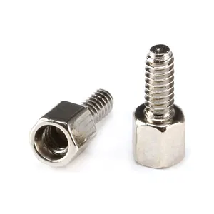 Vít Hexis và Nut Space, D-Sub VGA, DB9, DB15, DB25, RS232, với đầu nối nối tiếp, 5mm + 7mm, 100 bộ Bán hàng vít 7mm chính - 5