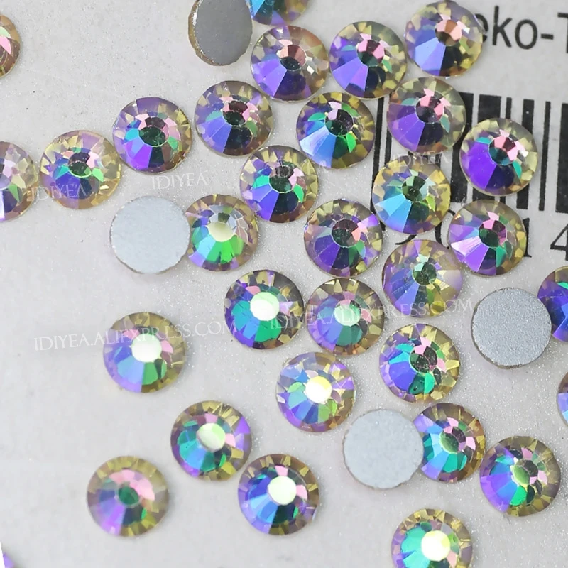 Paradise Shine Non hot fix Rhinestones diamond nail strass crystal stone for DIY 3d art manicure wedding sequins garment glitter